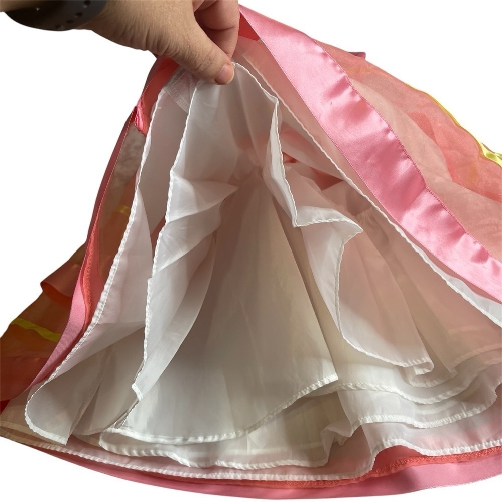 Girls 2 dress bundle Pink and Yellow Layered Dress size 4 & 5 - Picture 7 of 14